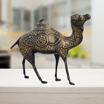 Brass Showpiece Camel Statue