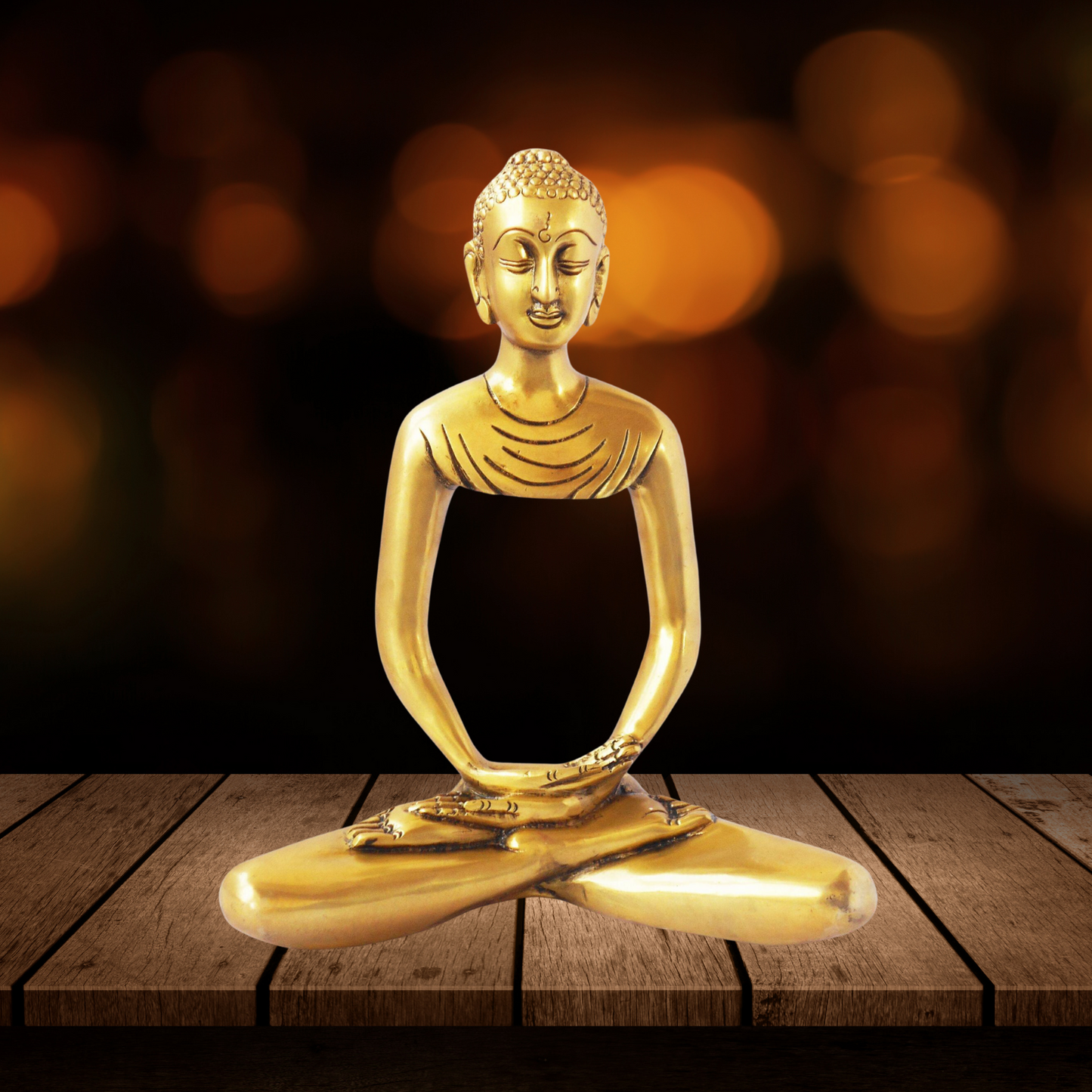 Brass Buddha Invisible Statue