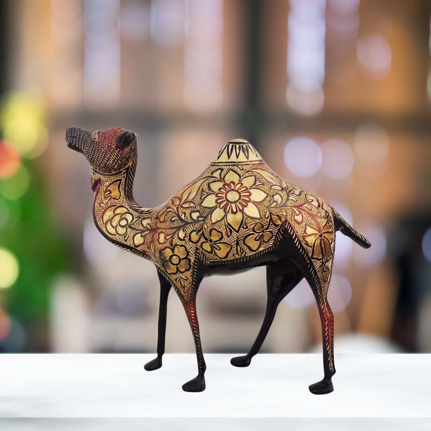 Brass Showpiece Camel Statue