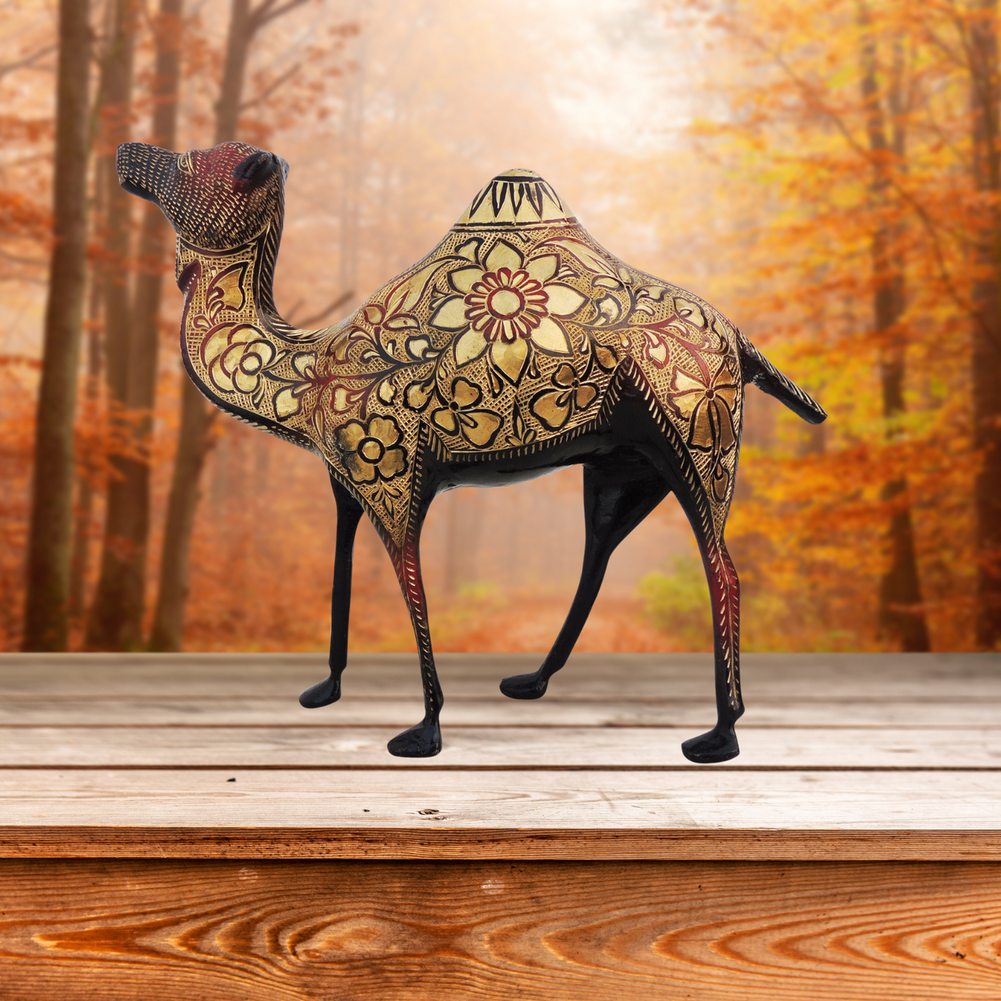 Brass Showpiece Camel Statue