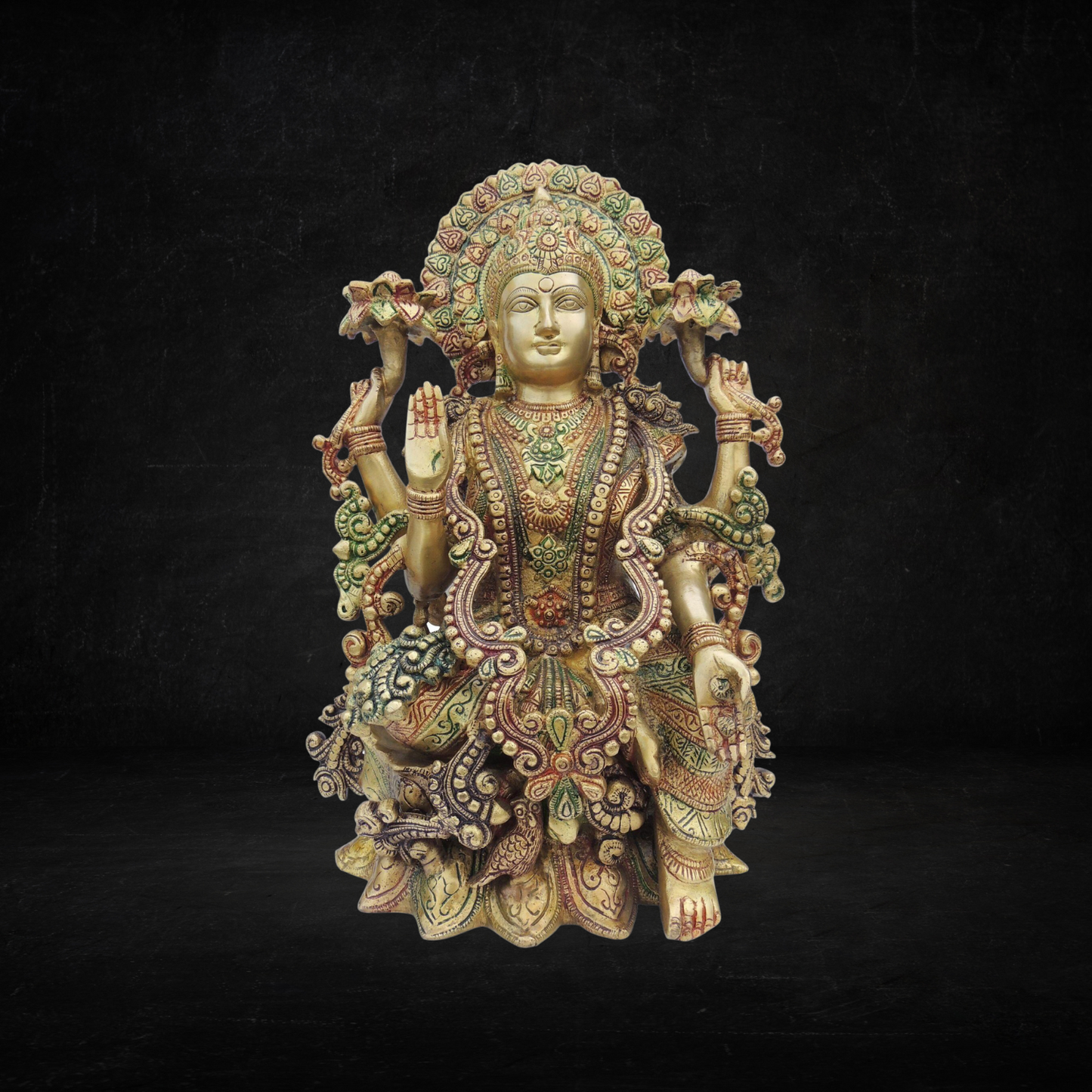 Brass Laxmi Colour Statue