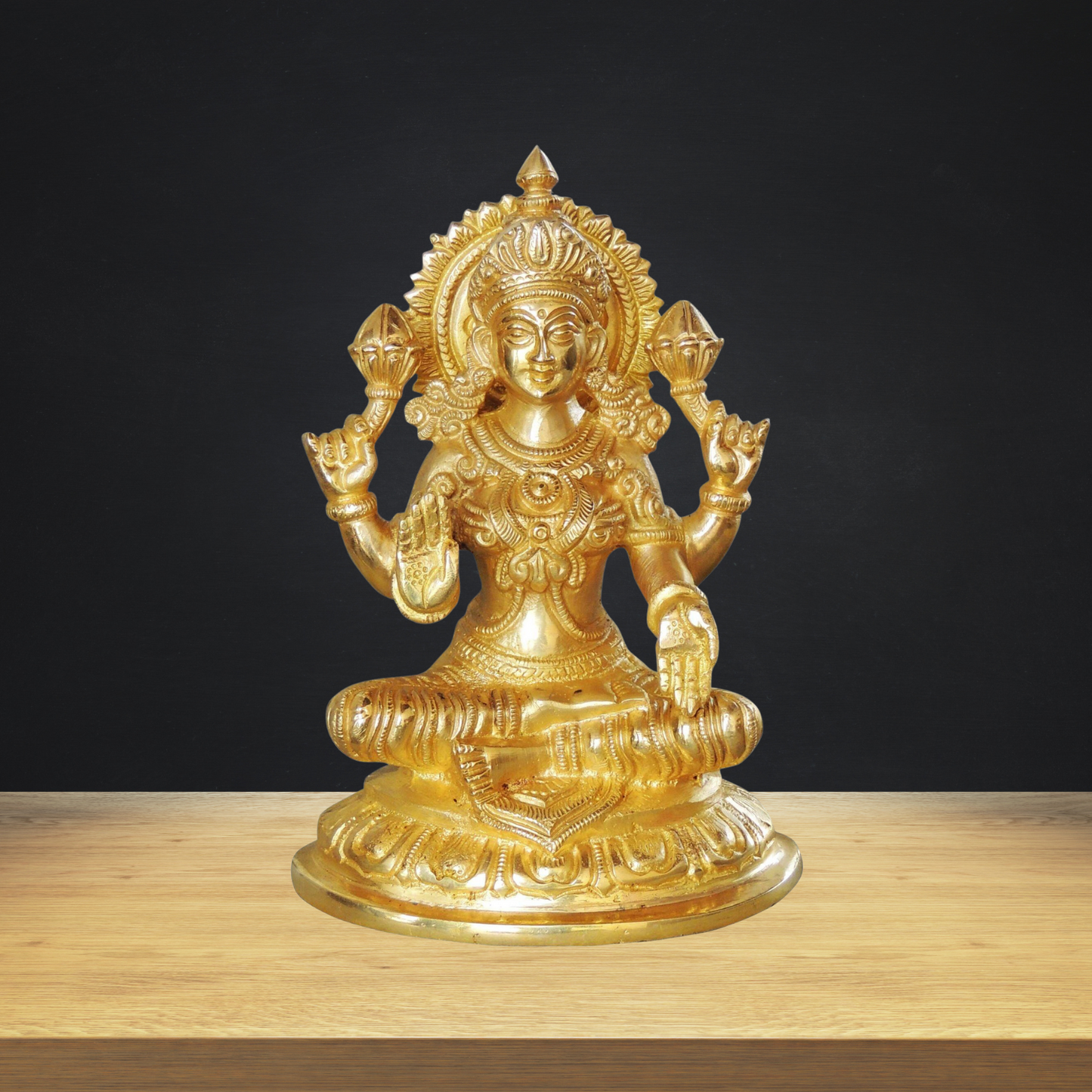 Brass Laxmi Ji Goddess Idol Statue