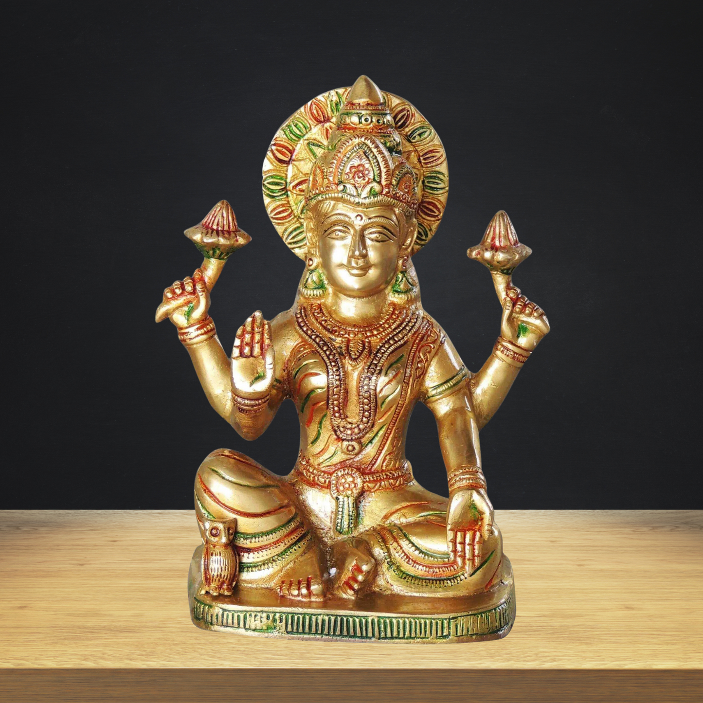 Brass Laxmi Ji Goddess Idol Statue