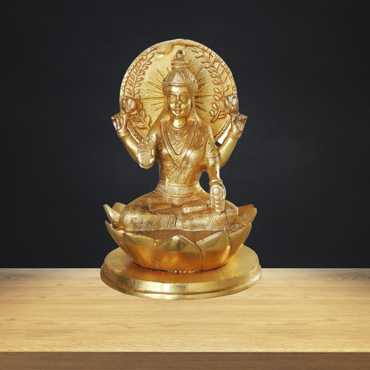 Brass Laxmi Ji Goddess Idol Statue