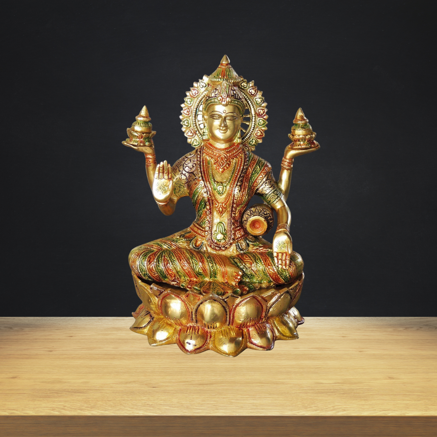 Brass Laxmi Ji Goddess Idol Statue