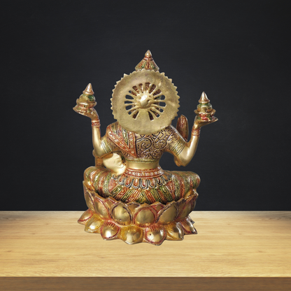 Brass Laxmi Ji Goddess Idol Statue