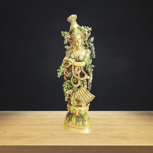 Brass Radha God Idol Statue