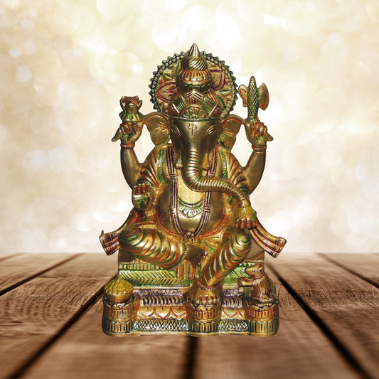 Brass Ganesh Ji Statue