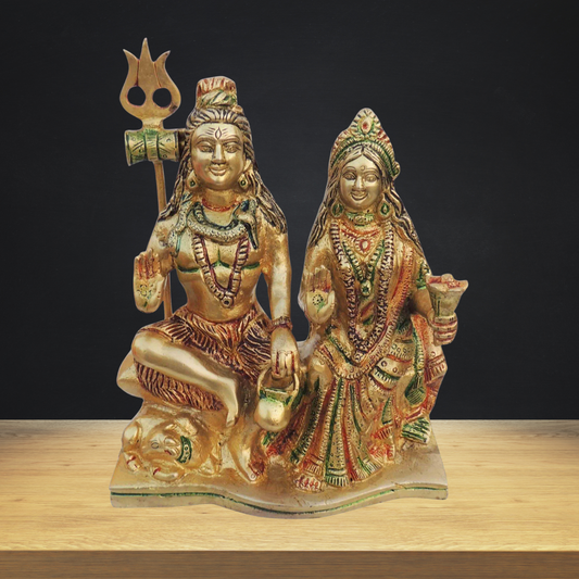 Brass Shiv Parivar God Idol Statue