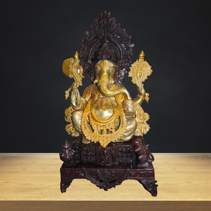 Brass Ganesh Ji Statue