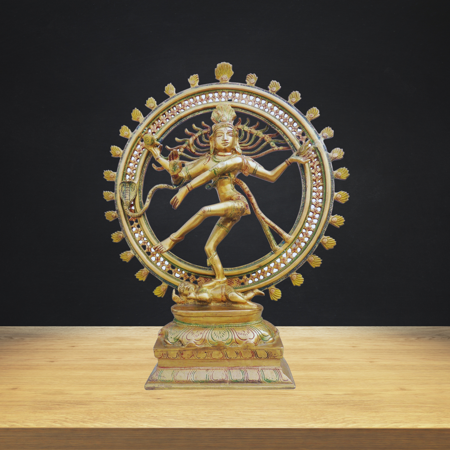 Brass Nataraja God Idol Statue