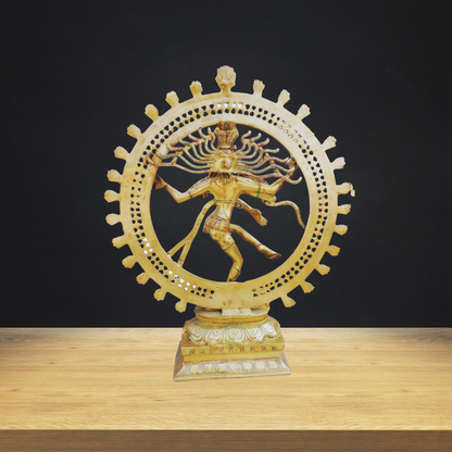 Brass Nataraja God Idol Statue