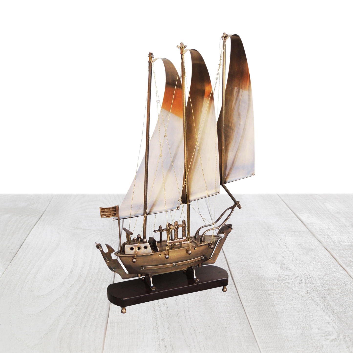 Brass Table Ship