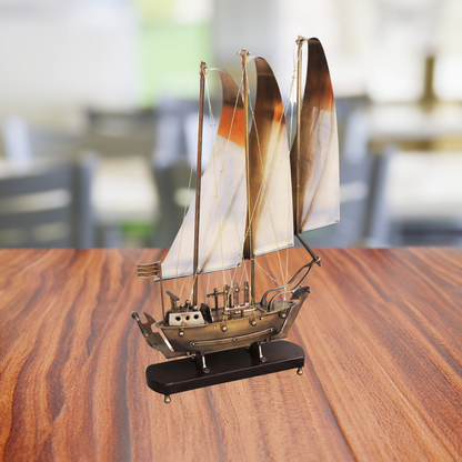 Brass Table Ship