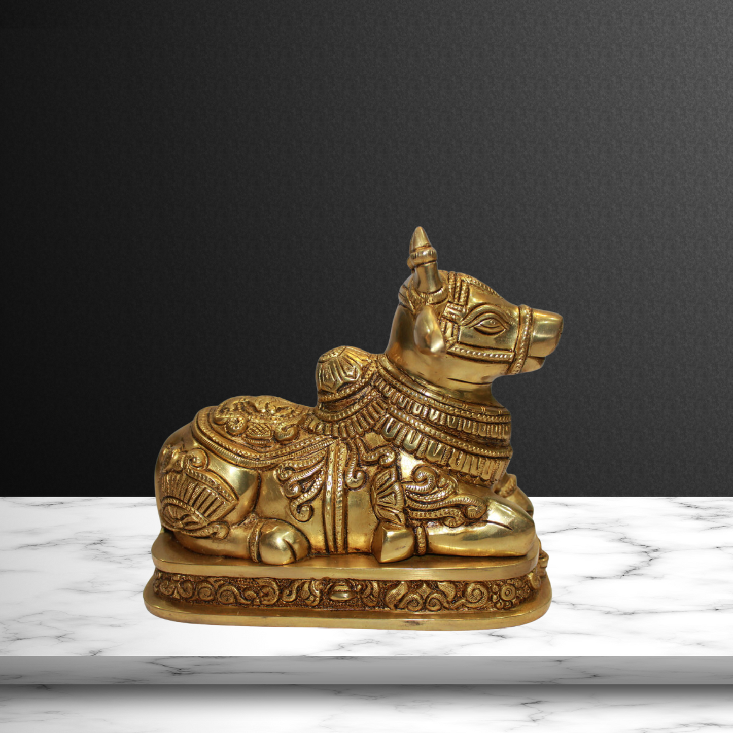 Brass Nandi Statue Idol