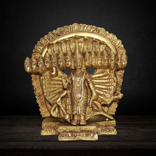 Brass Virat Roop of Lord Vishnu Statue