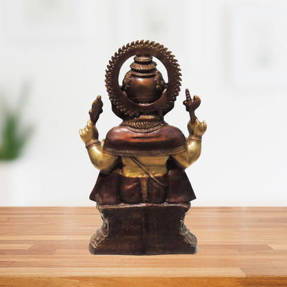 Brass Ganesh Ji Antique Statue