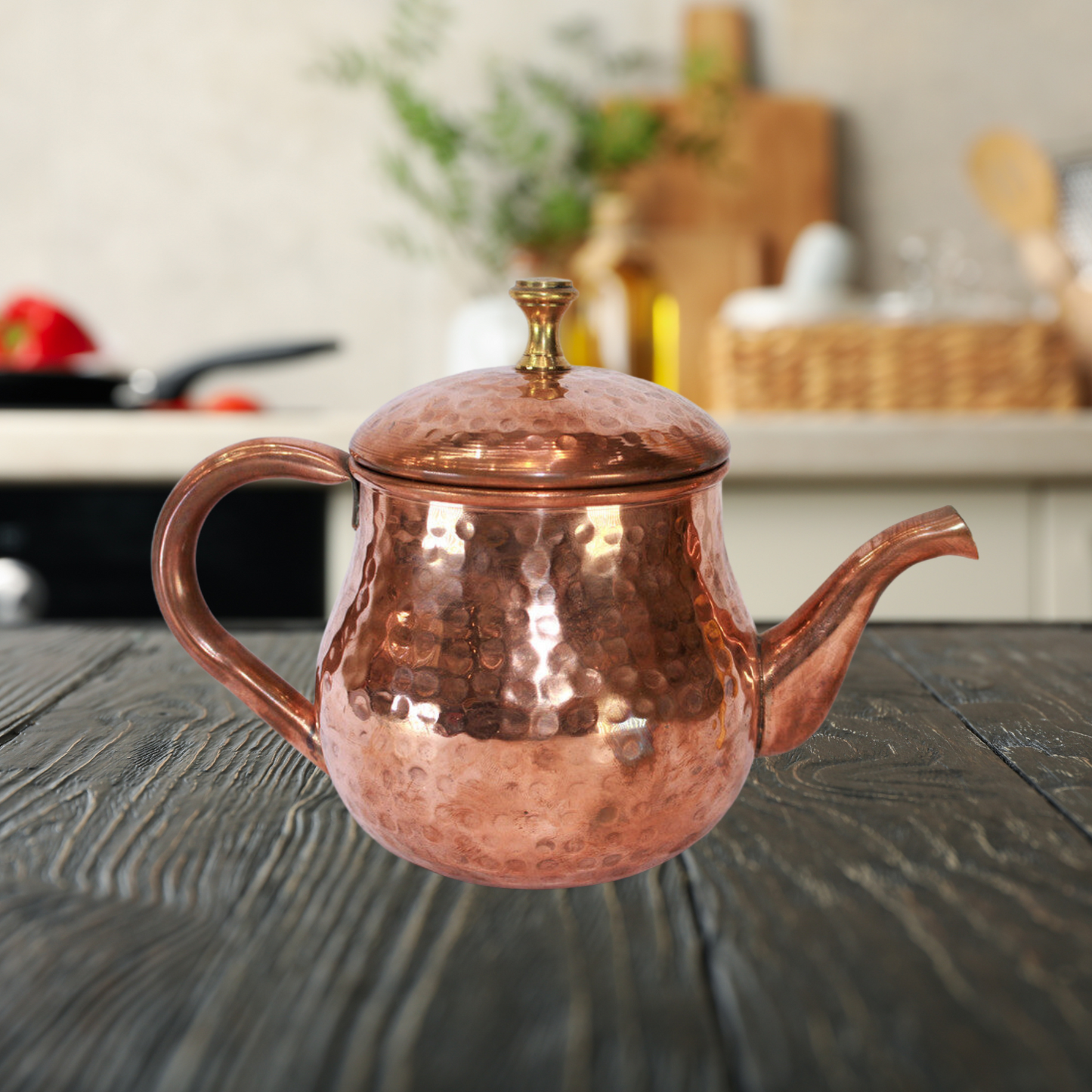 Pure Copper Tea Pot Ketali Kettle|Pack of 1