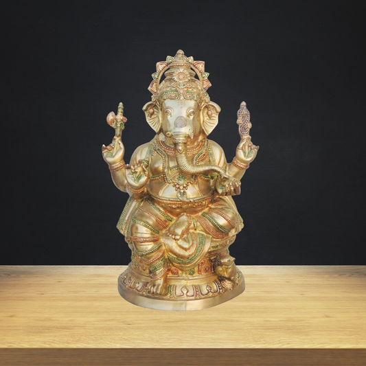 Brass Ganesh Ji Big Statue