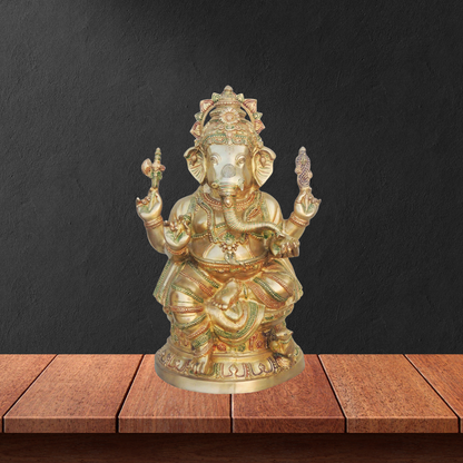 Brass Ganesh Ji Big Statue