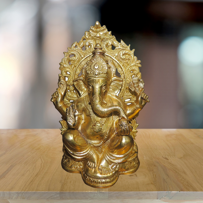 Brass Ganesh Ji Statue