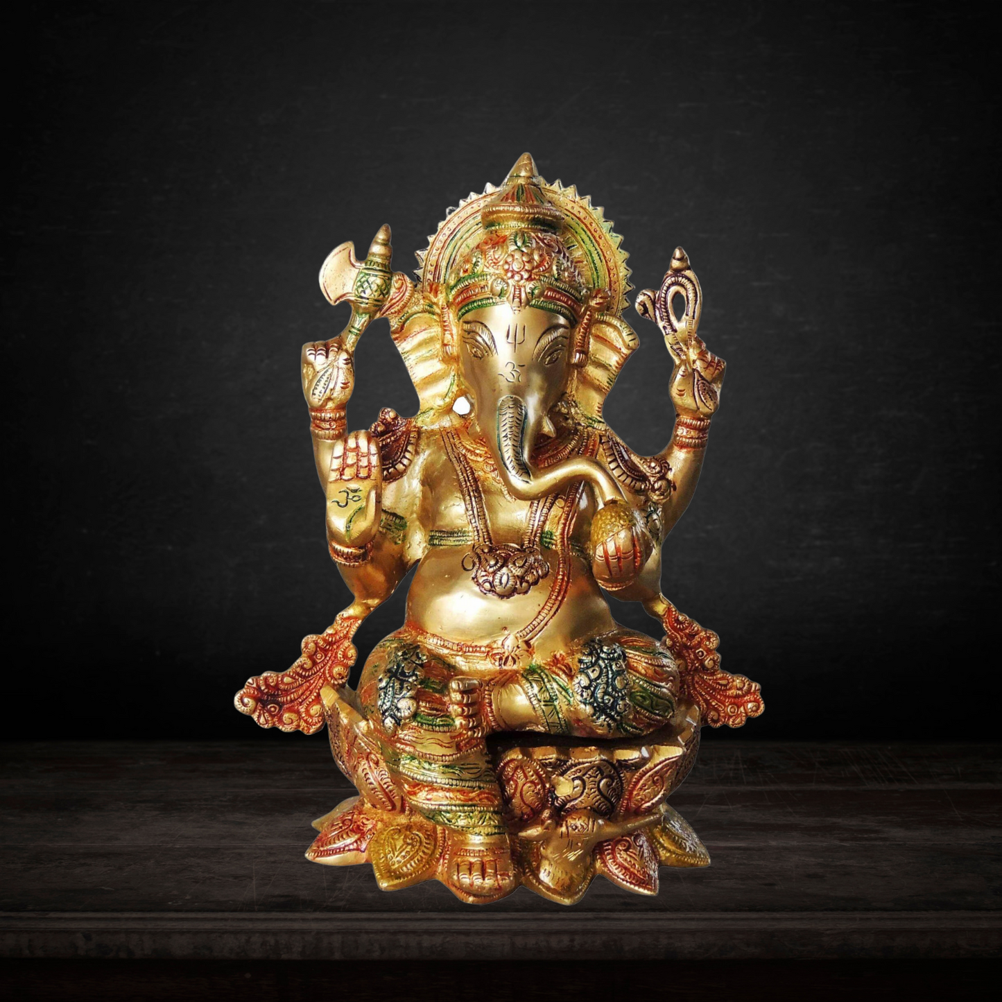 Brass Ganesh Ji God Idol Statue