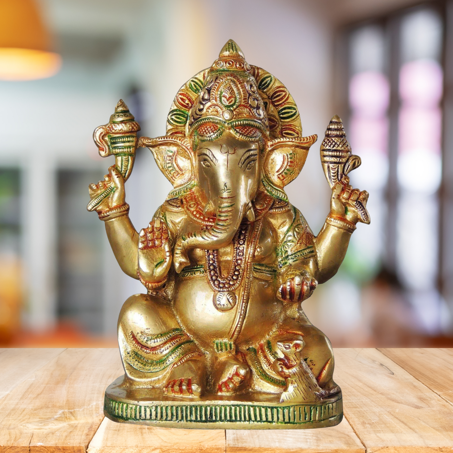 Brass Ganesh Ji God Idol Statue