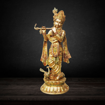 Brass Krishan Idol