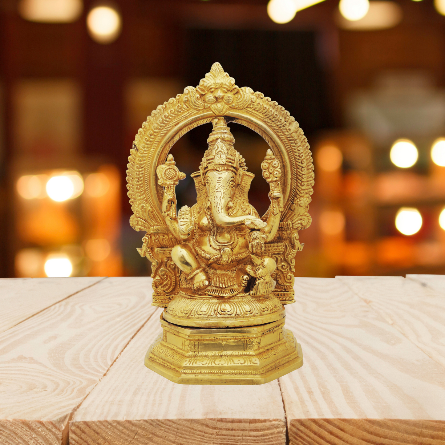 Brass Ganesh Ji God Idol Statue