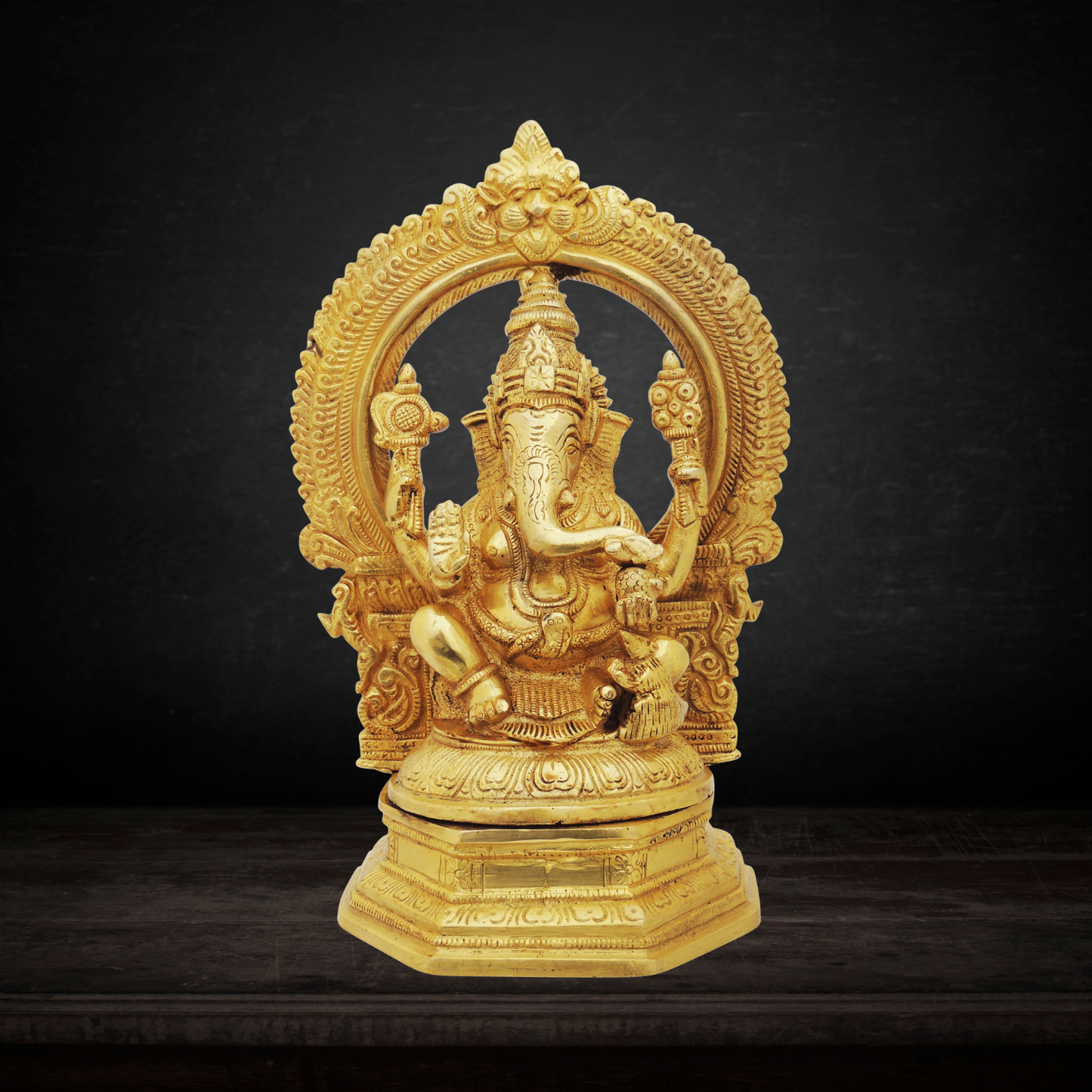 Brass Ganesh Ji God Idol Statue