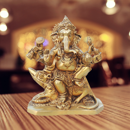 Brass Ganesh Ji Statue