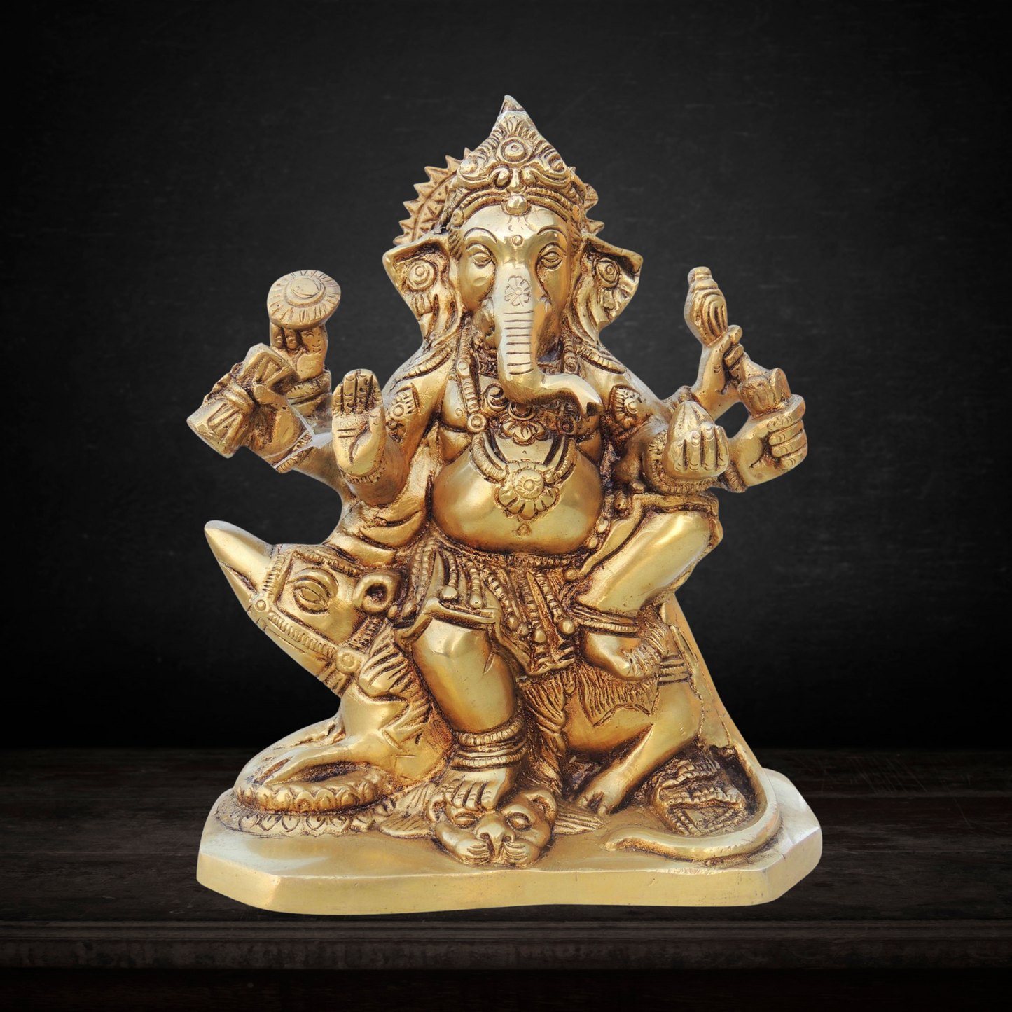 Brass Ganesh Ji Statue