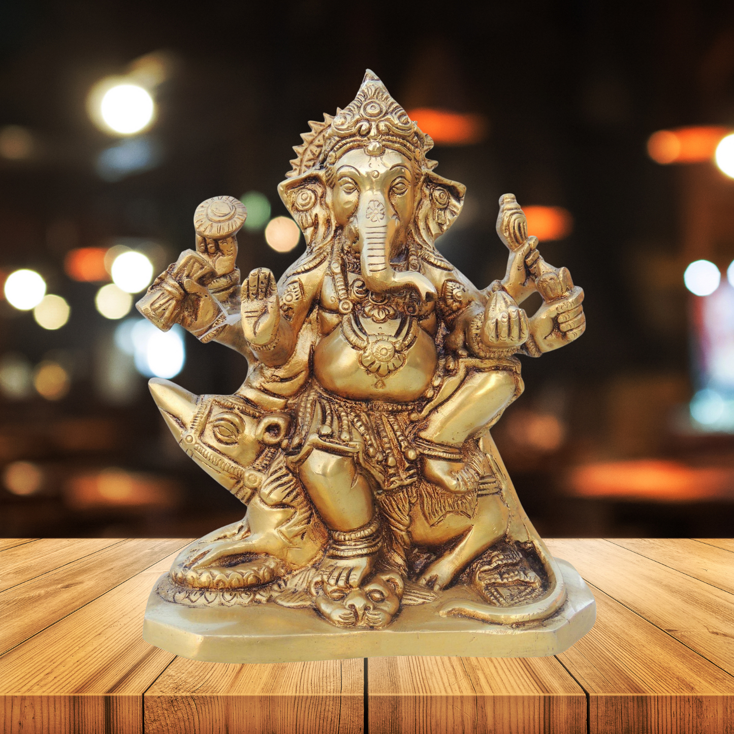 Brass Ganesh Ji Statue