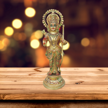 Brass Showpiece Ram Ji Statue Idol