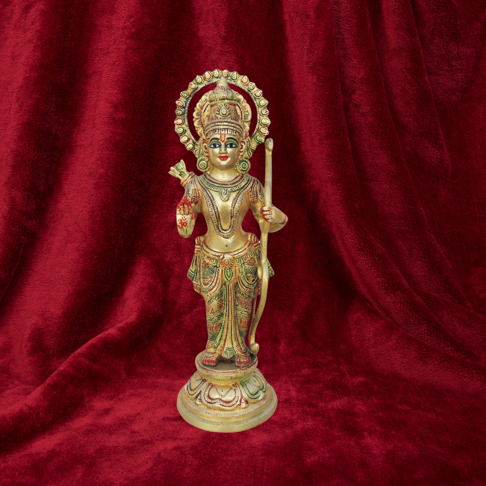 Brass Showpiece Ram Ji Statue Idol