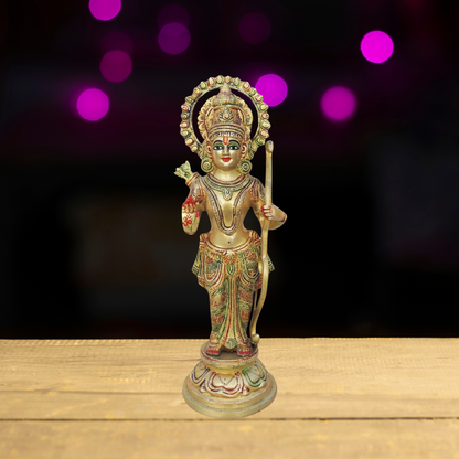 Brass Showpiece Ram Ji Statue Idol