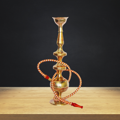 Brass Hookah Hukka Fancy In Brass