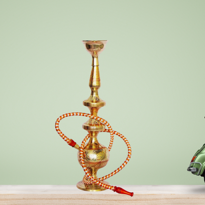 Brass Hookah Hukka Fancy In Brass