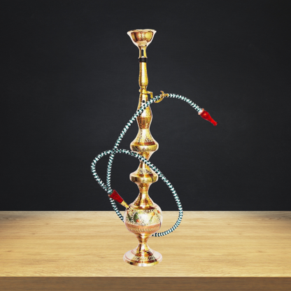 Brass Hookah Hukka Fancy In Brass