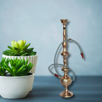 Brass Hookah Hukka Fancy In Brass