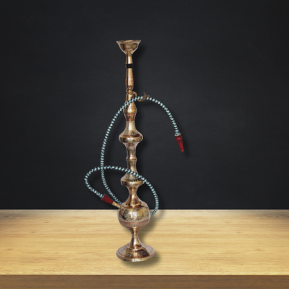 Brass Hookah Hukka Fancy In Brass