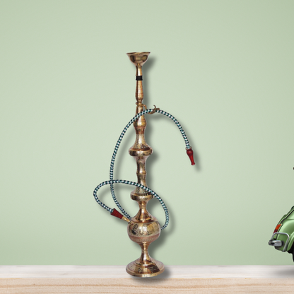 Brass Hookah Hukka Fancy In Brass