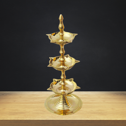 Brass 3 Step Murga Stand Deepak