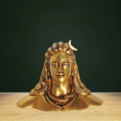 Brass Aadiyogi God Idol Statue