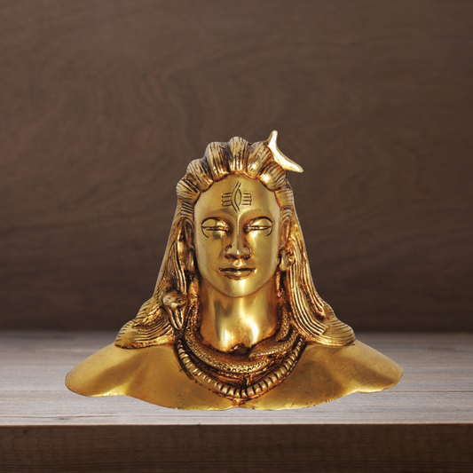 Brass Aadiyogi God Idol Statue