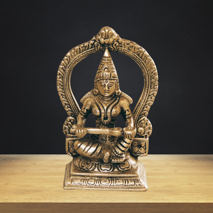 Brass Annapurna Devi Murti Statue