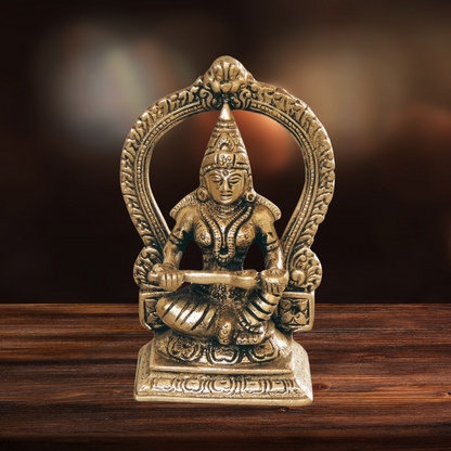 Brass Annapurna Devi Murti Statue