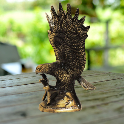 Brass Antique Showpiece Eagle Statue