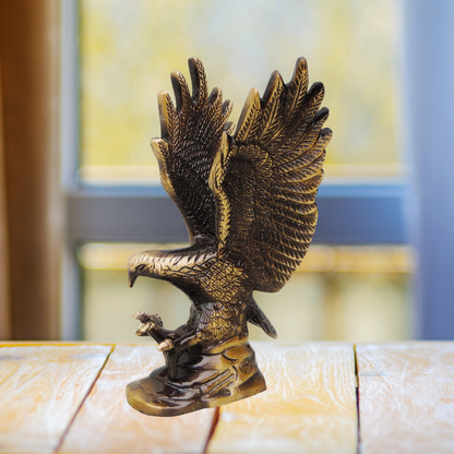 Brass Antique Showpiece Eagle Statue