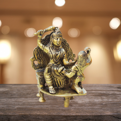 Brass Baglamukhi Idol